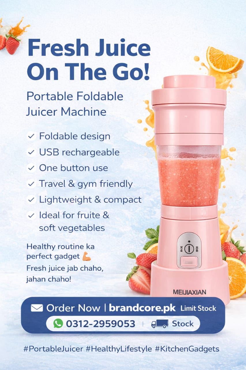 Portable Folding Juicer Machine Chargable