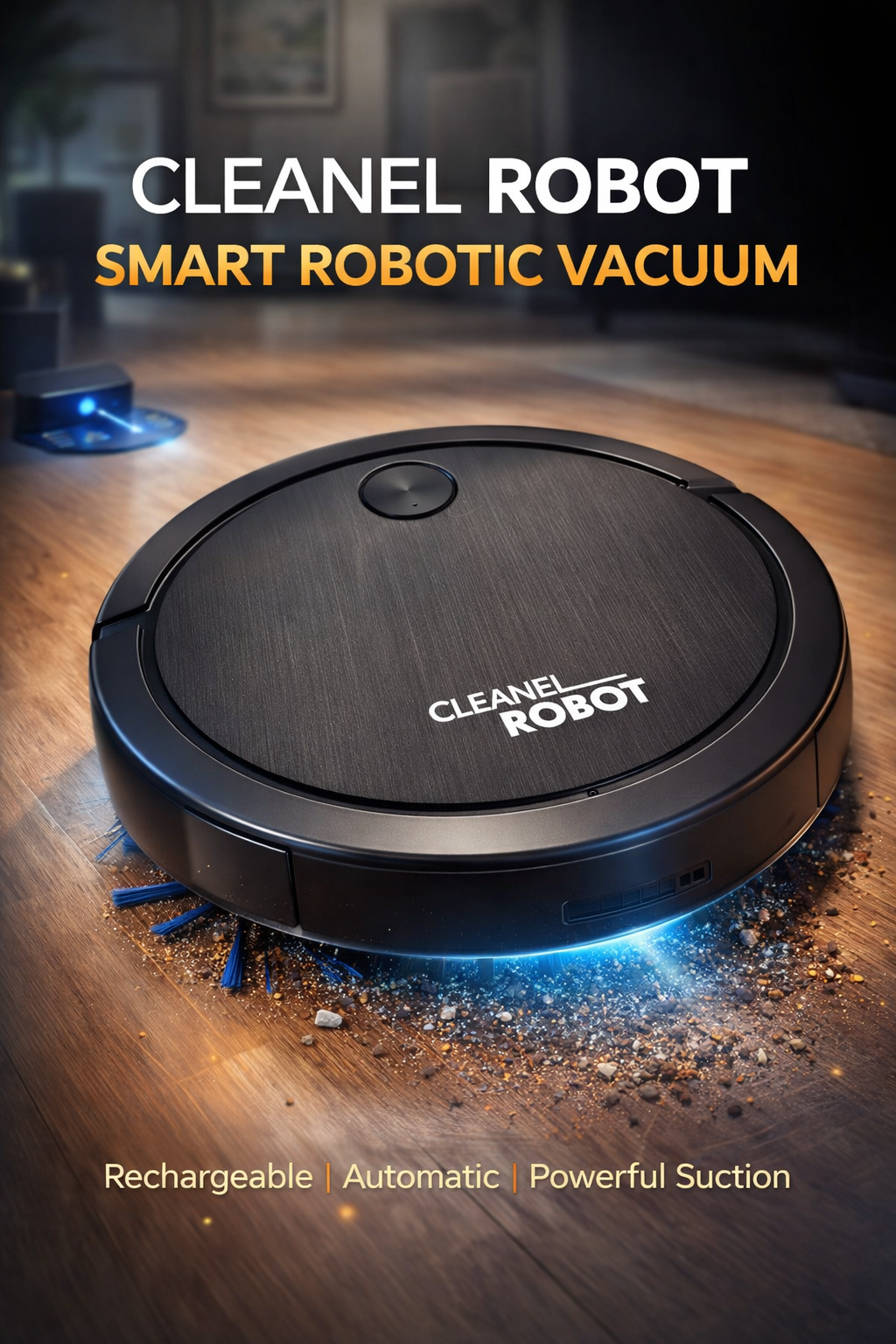3-in-1 Intelligent Robotic Vacuum Cleaner