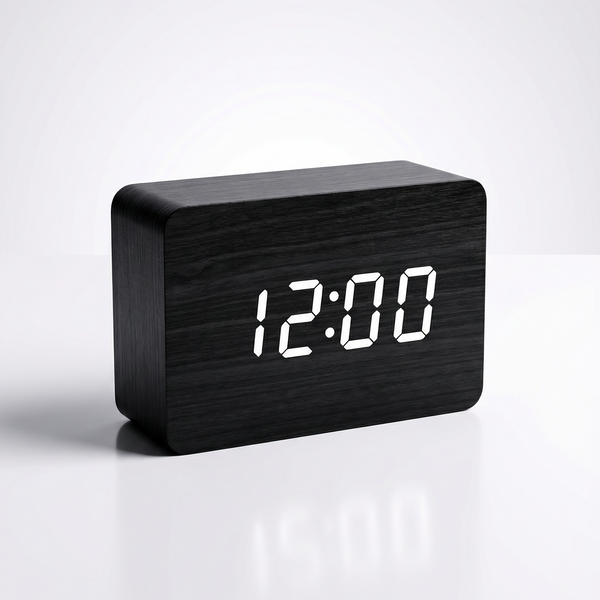 Wooden LED Digital Alarm Clock