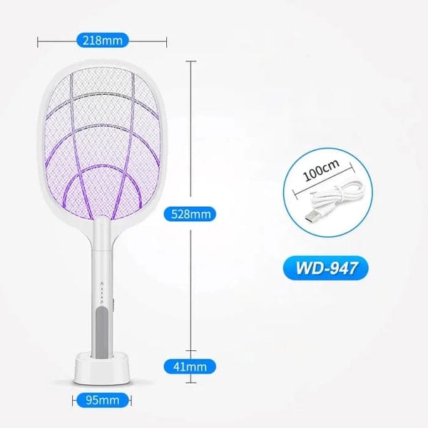 Electric Mosquito swatter Killer Lamp 2-in-1 Rechargeable