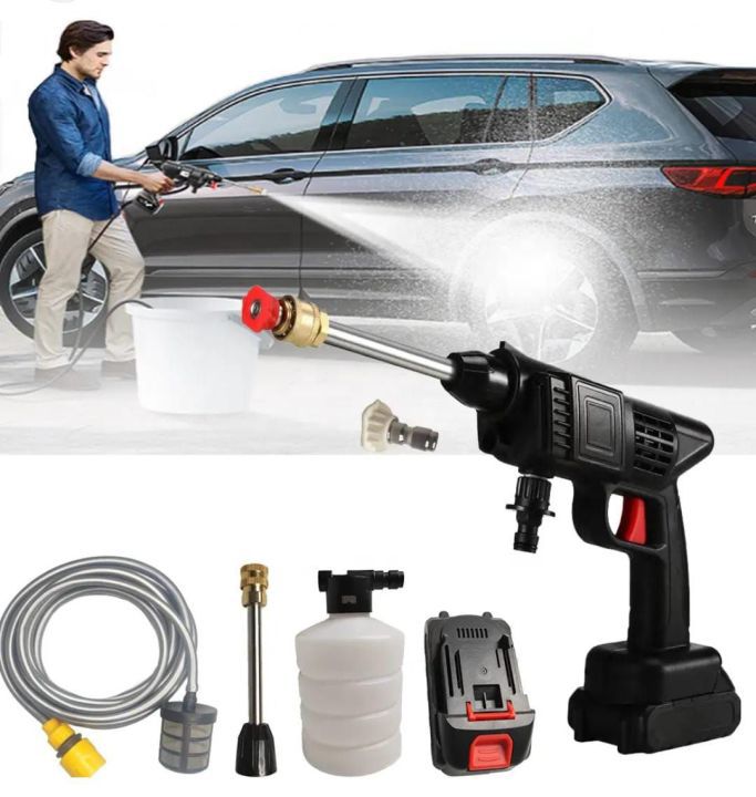 Ultimate 60 Bar High-Pressure Cordless Car Washer – Portable Cleaning Powerhouse