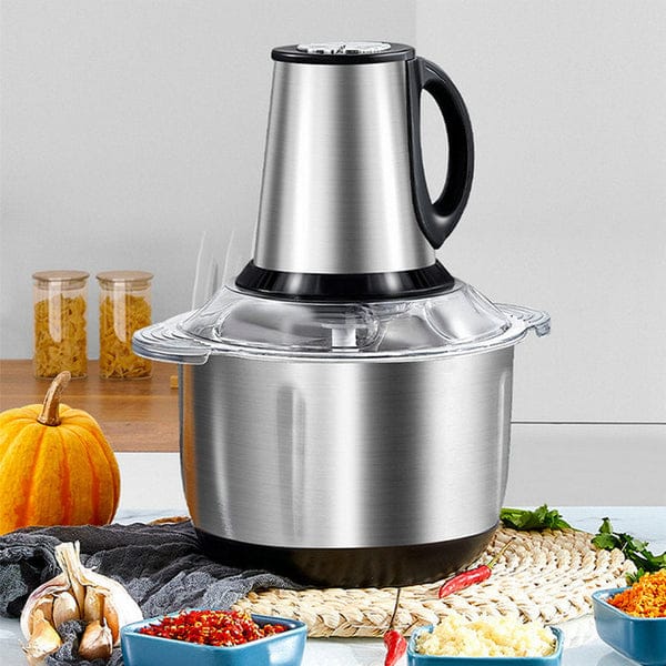 Powerful 2-in-1 Food Processor & Electric Meat Grinder