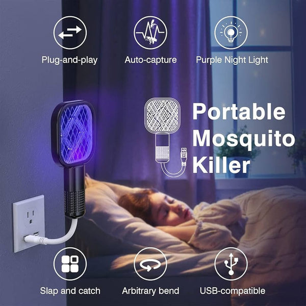 Portable & USB Rechargeable 2-in-1 Mini Mosquito Killer Lamp