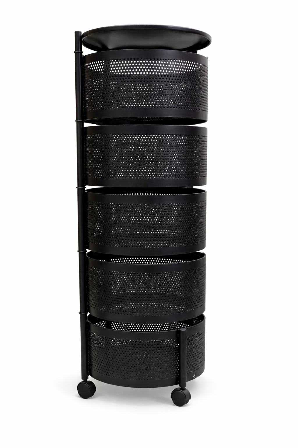 5 Layer Rotating Wheel Trolley Rack – Brandcore