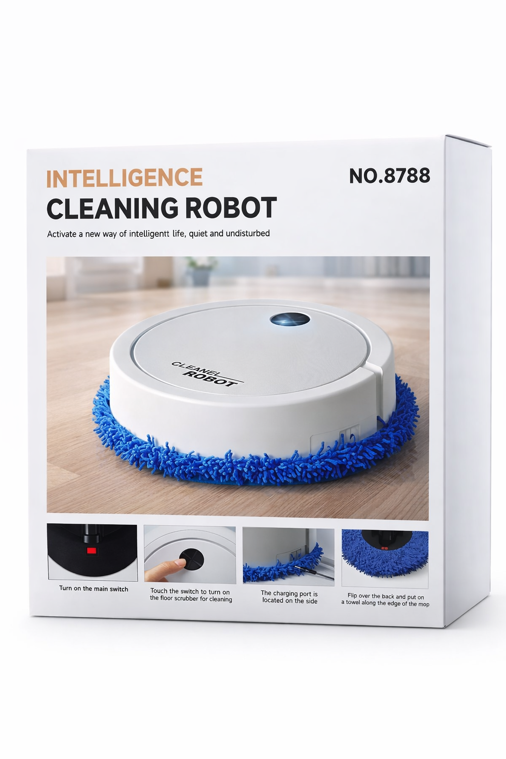 3-in-1 Intelligent Robotic Vacuum Cleaner