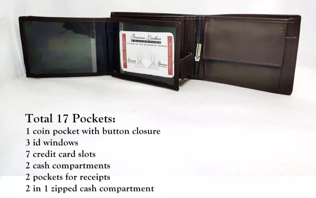 Premium genuine leather wallet